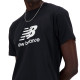 New Balance Ανδρική κοντομάνικη μπλούζα Stacked Logo T-Shirt